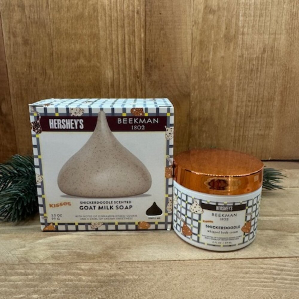 Beekman 1802-  Hershey's Snickerdoodle Goat Milk Soap & Whipped Body Cream